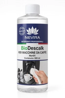 NEVIRA Decalcificante Macchina Caffè 500ml Liquido Anticalcare Universale Multiuso Bio