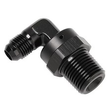 6AN Male Flare to 1/2 NPT Pipe Swivel 90 Degree 6AN to 1/2 NPT, 90 Degree