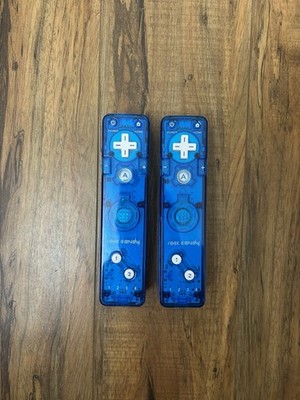 PDP Rock Candy Wii Remote - Blue Transparent *TESTED*