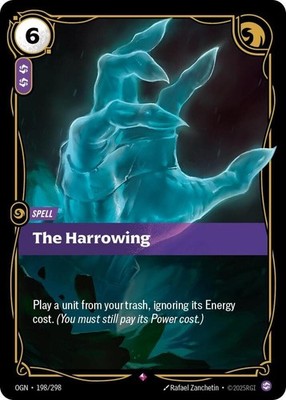 Riftbound TCG Origins OGN The Harrowing FOIL 198/298 Rare 
