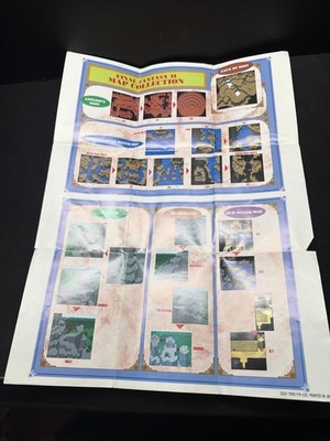 Final Fantasy II 2 Map Collection Insert Only Super Nintendo SNES Vintage 1991