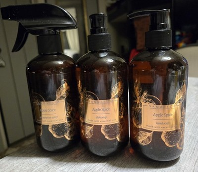 Sand + Fog APPLE SPICE Kitchen Essentials - Dish Soap/Spray/Hand Soap 10.1 Oz. 