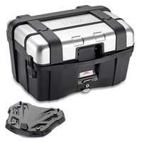 Givi TRK46N Bauletto 46LT Schwarz Mit Piastra Kawasaki Versys 1000 2023 2024