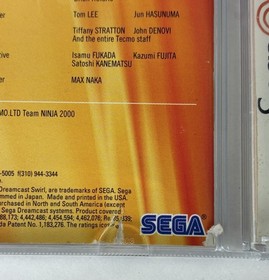 Dead Or Alive 2 Sega Dreamcast 2000 Tecmo Complete Tested Working CIB