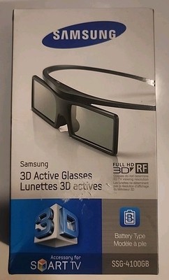 Samsung 3D Active Glasses SSG-4100GB TV Glasses NIB New Sealed