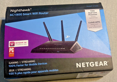 Netgear Nighthawk R7000 AC1900 Smart Wifi Router Gaming/Streaming Fast
