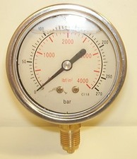 270-280 BAR 63mm STEM PRESS GAUGE P042701