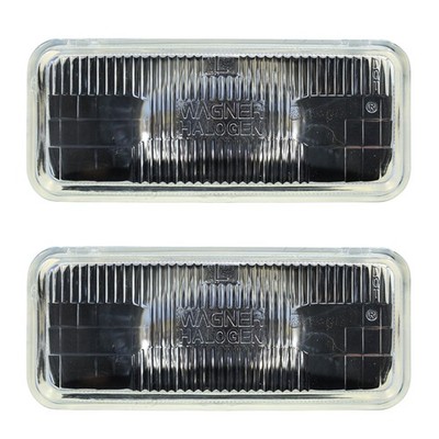 2 Philips Rectangle Halogen Headlamps C-8 12V 55W Low Beam fits 93-97 Camaro
