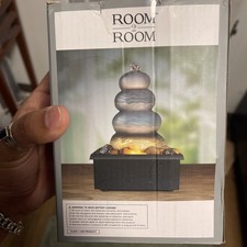 INDOOR STACKED STONE LED FOUNTAIN Room2Room NEW IN BOX