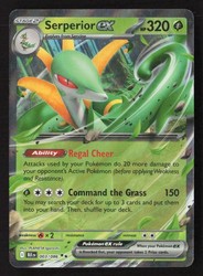 Serperior ex 003/086 Black Bolt Double Rare Holo Japanese