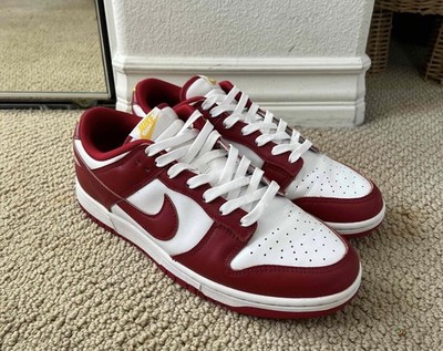 Nike Dunk Low Gym Red White DD1391-602 Men's Athletic Sneaker