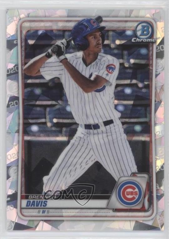 2020 Bowman Chrome Prospects Atomic Refractor Brennen Davis #BCP-141 sc2