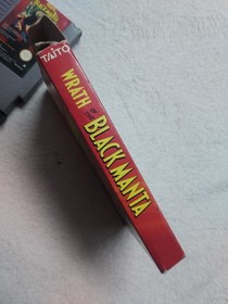 Wrath of the Black Manta NES Game Manual Sleeve 1985 Taito BOXED TESTED RARE CIB