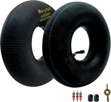 2-Pack of 4.10/3.50-4" Inner Tubes,TR87 Bent Valve Stem,High air tightness,Heavy