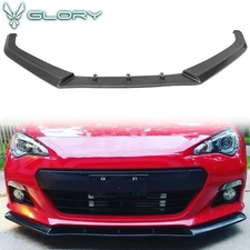 Fits 13-16 Subaru BRZ IKON V3 Style Front Bumper Lip Spoiler Guard Unpainted PU