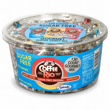 Coffee Rio Sugar Free Variety Tub, 24 oz, 130 Count Gourmet Mix