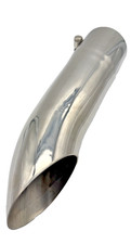 3 Inlet Turn Down Exhaust Tip Stainless Steel Polished Bolt-on 12 Length 3 Inlet Turn Down Exhaust Tip Stainless Steel Polished Bolt-on 12 Length