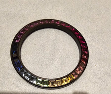 Custom Rainbow Bezel Insert for Rolex Daytona Replacement Rainbow Bezel