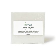 GOAT MILK GLYCERIN MELT POUR SOAP BASE DETERGENT FREE NATURAL 10 LBS