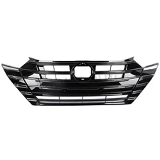 Front Bumper Grille Assembly Chrome & Black For 2023 2024 2025 Nissan Versa