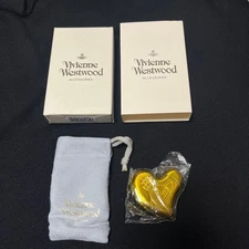 Vivienne Westwood Heart Shape Electronic Gas Lighter Orb Gold Used