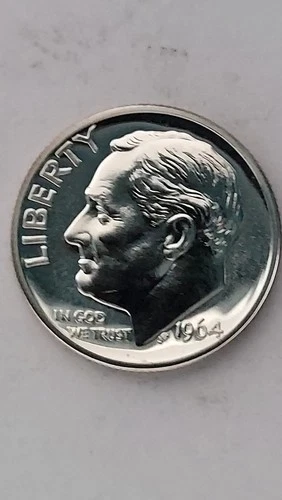 1964 United States Proof Roosevelt Dime
