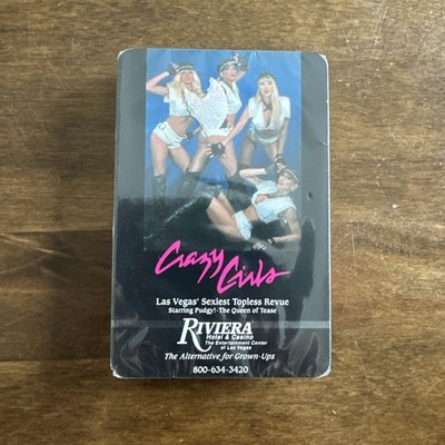 Crazy Girls Playing Card Deck Riviera Casino Las Vegas Showgirls NEW SEALED