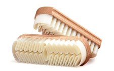 Crepe Suede Brush Nubuck Shoe Cleaning Brush Natural Rubber Beech Wood Germany