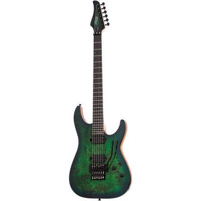 Schecter C-6 Pro FR Aqua Burst - E-Gitarre