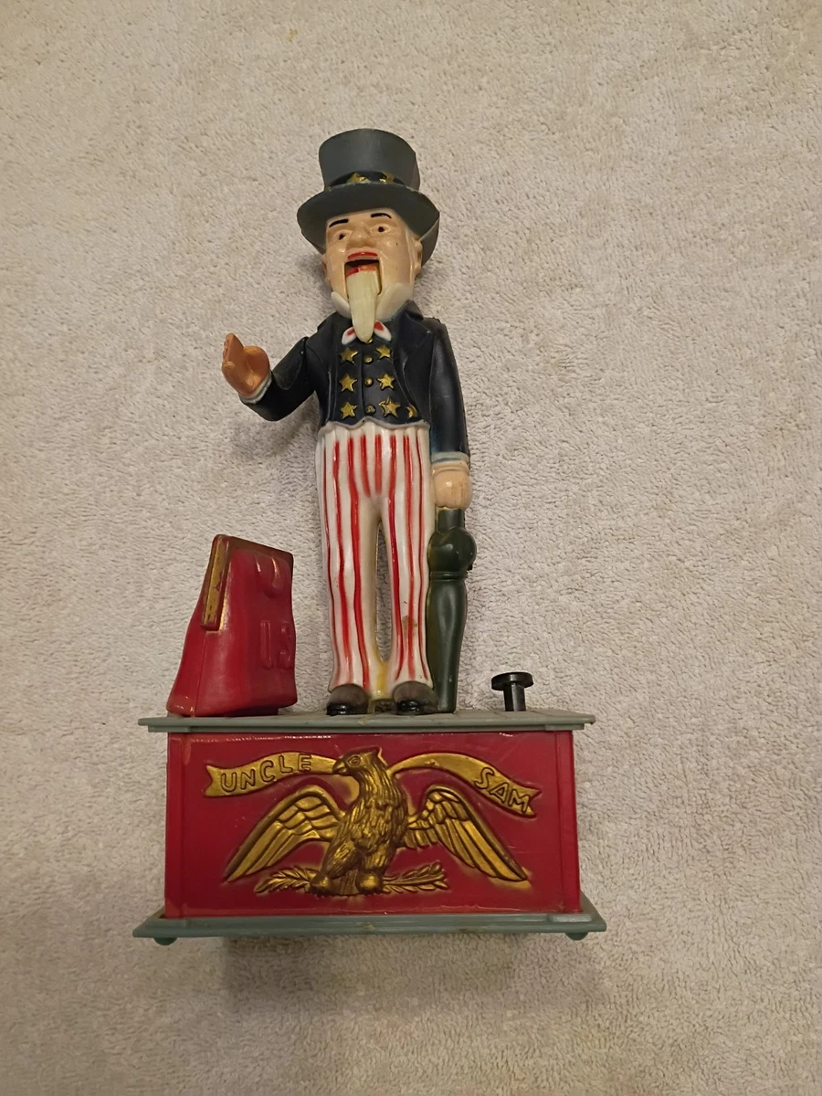 Uncle Sam Mechanical Bank Plastic for sale | eBay