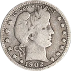 1902-S Barber Quarter