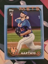 2024 Topps Grant Hartwig RC Rookie Father's Day Blue 10/50 #130