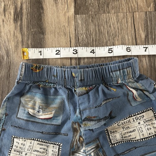Canna da pesca vintage bambino ragazzi 3 mesi novità elastico in vita stampa barca tattica - Foto 4 di 5