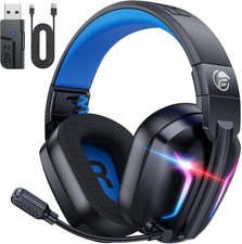2.4GHz Wireless Gaming Headset for PS5, PC, PS4, Switch & Mac Bluetooth Headset