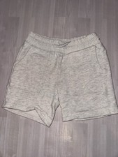 OshKosh B'gosh Boys Gray Sweat Shorts Size 4/4A Elastic Waist Drawstring Pockets