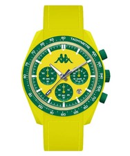 Orologio Unisex Giallo Lime RUSH Kappa in Silicone e Metallo codice KW-054