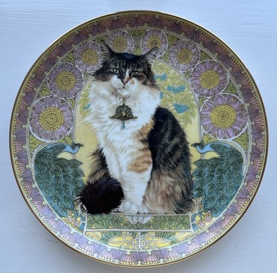 Lesley Anne Elfenbein - Katzen um die Welt Dekoteller - Agneatha in Frankreich