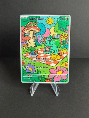 ✨Pokemon Bisasam Custom Art Holo Karte Altered Fan Art Near Mint✨ - Bild 1 von 2
