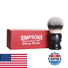 Alexander Simpsons Trafalgar 3 Black Shaving Brush - T3 Synthetic High Density