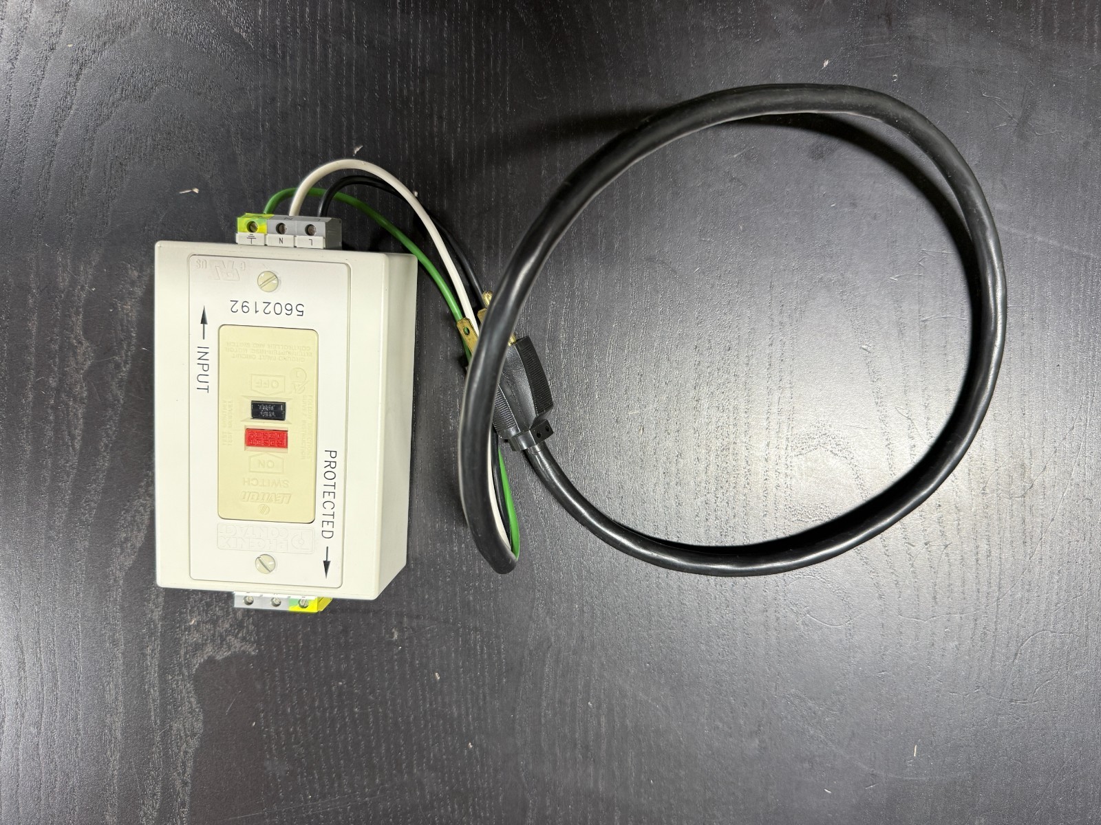 Phoenix Contact Din Rail Receptacle 5602192, 120V AC, 20 A GFCI, ITEM#739
