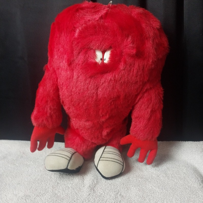 Rare Vintage Looney Tunes Gossamer Plush Large Figure 14"  Warner Bros 1994
