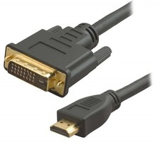1,8m HDMI auf DVI Kabel Adapter HD 1080P Monitor LCD Screen TV PS3 - NEU