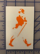 Johnnie Walker Decal Sticker - Multiple Colors - Scotch Whiskey Window Bumper