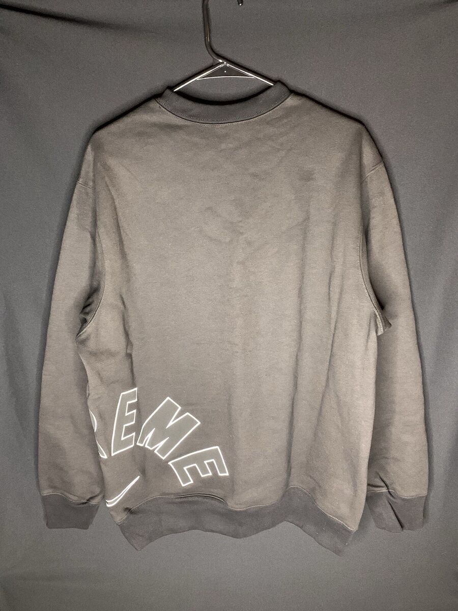 Supreme X Nike Arc Crewneck Sweatshirt Black Size XL New P37 Supreme X Nike Arc Crewneck Sweatshirt Black Size XL New P37