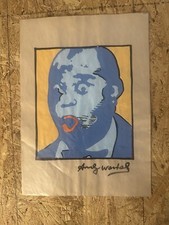 Louis Armstrong Satchmo 12x8.5 Andy Warhol