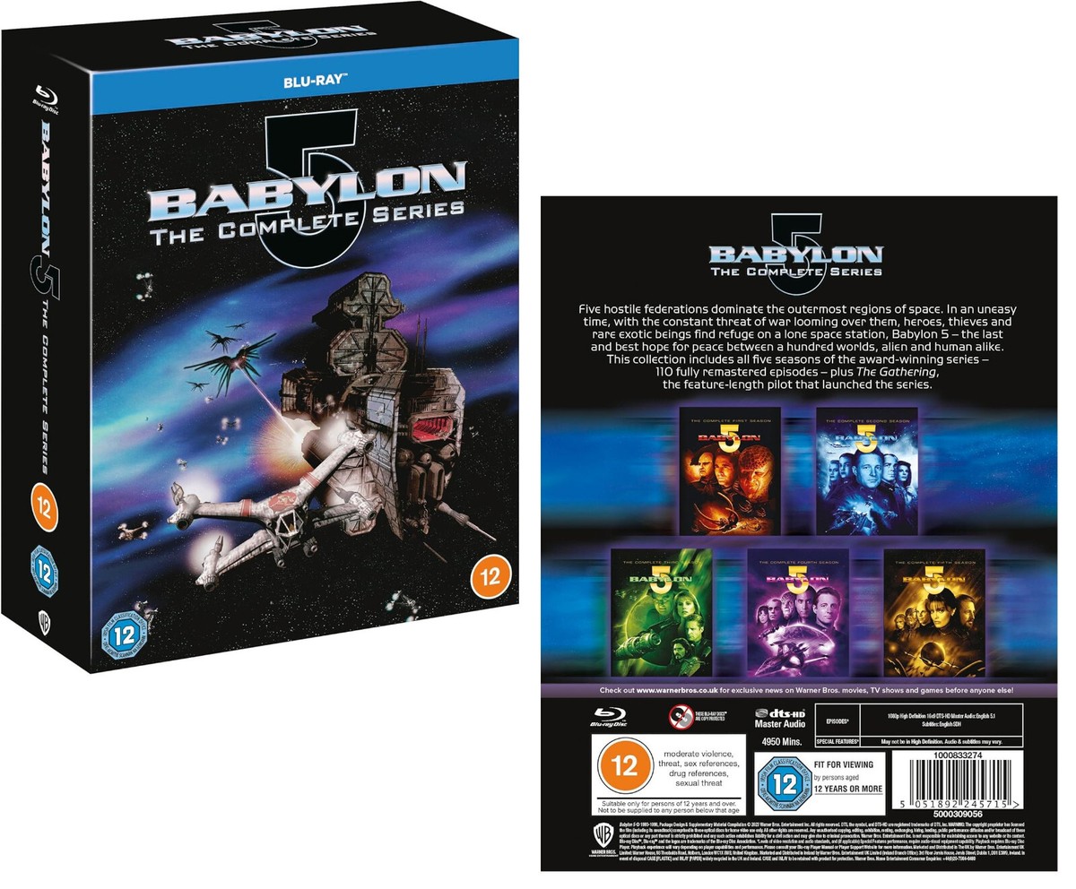 BABYLON 1-5 (1993-1998): COMPLETE TV Season Series NEW Eu