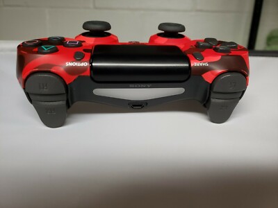 Sony Dualshock 4 Wireless Controller Red Camo/Black PS4 | eBay
