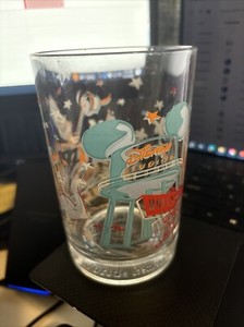 Disney Glass Hollywood Vine Beauty and The Beast Disneyland Disney World Cup