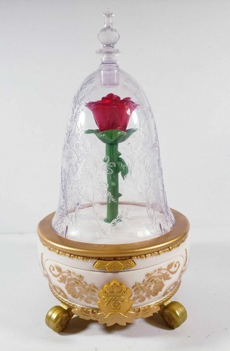 Disney Beauty And The Beast Movie Enchanted Rose Light Up Musical Jewelry Box Ebay