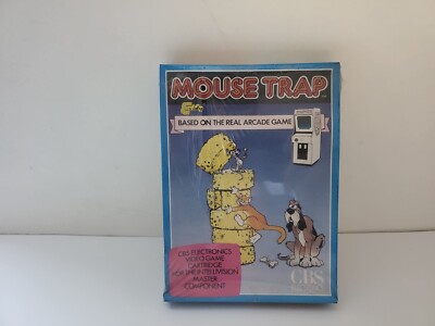 NEW Sealed W/Creased box Buckling MOUSE TRAP CBS game for INTELLIVISION    #P26